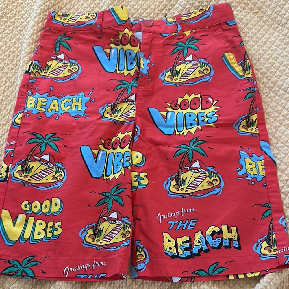 Good Vibes Red  Shorts by Stella McCartney - size 10/like new